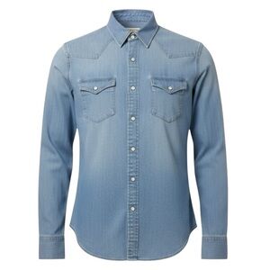 👖 J.Crew Midweight Denim Western Shirt – Size S‎ – Vintage Cowboy Vibes